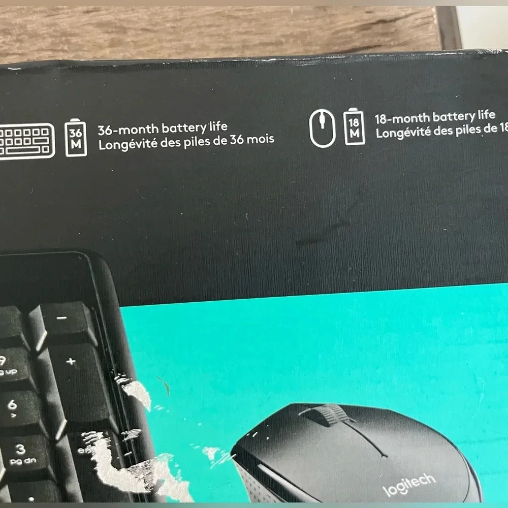 Logitech MK345 Black Keyboard and Mouse Combo COMFORT